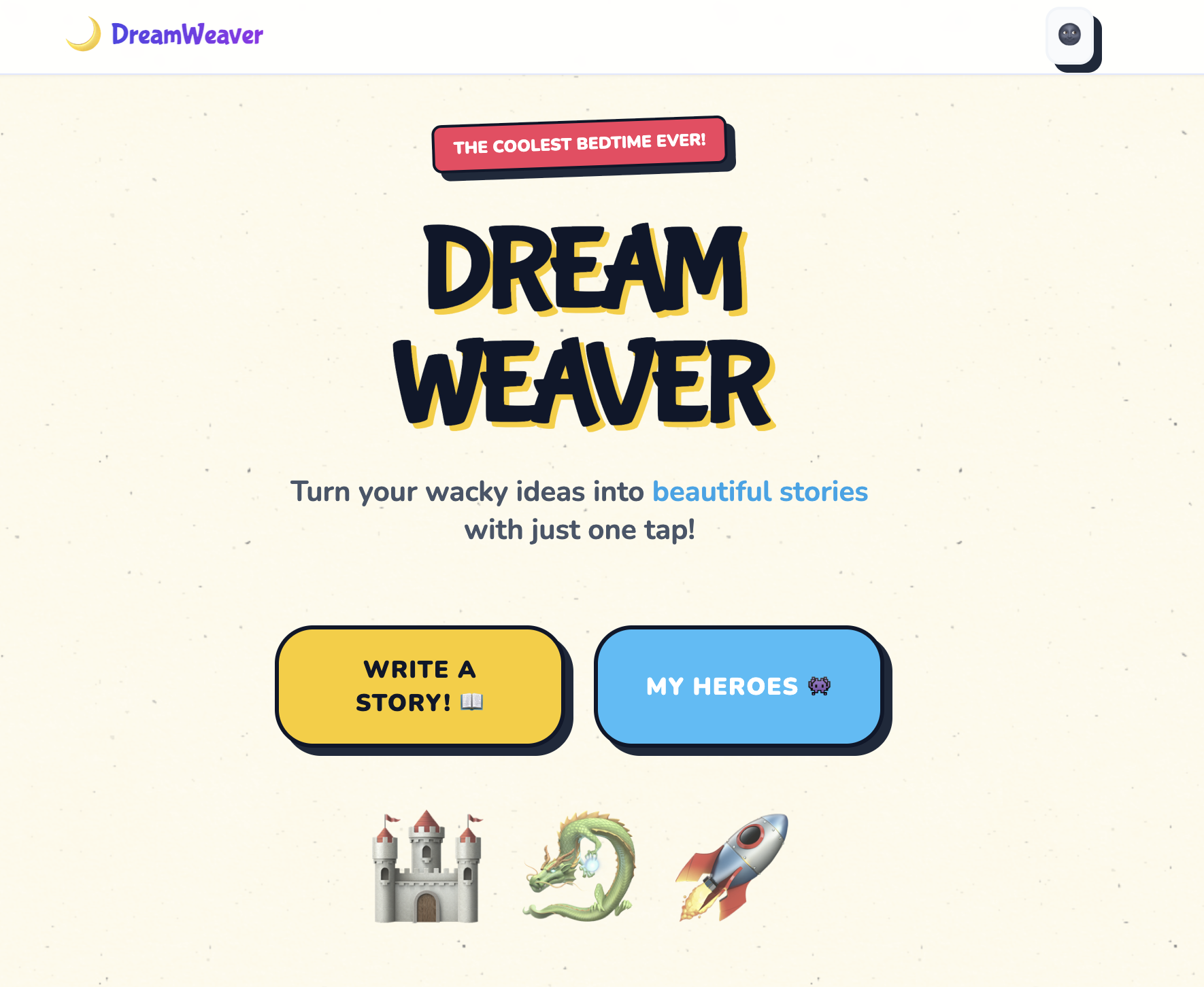 DreamWeaver: When Bedtime Stories Needed Their Own App screenshot 1